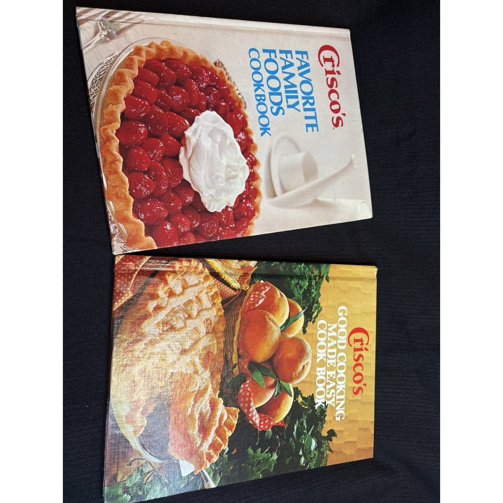 Vintage Crisco Cookbook Lot Favorite Family Foods & Good Cooking Made Easy 70s